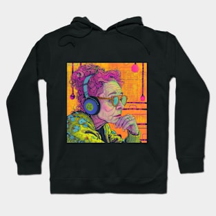 Vaporwave Lady Hoodie